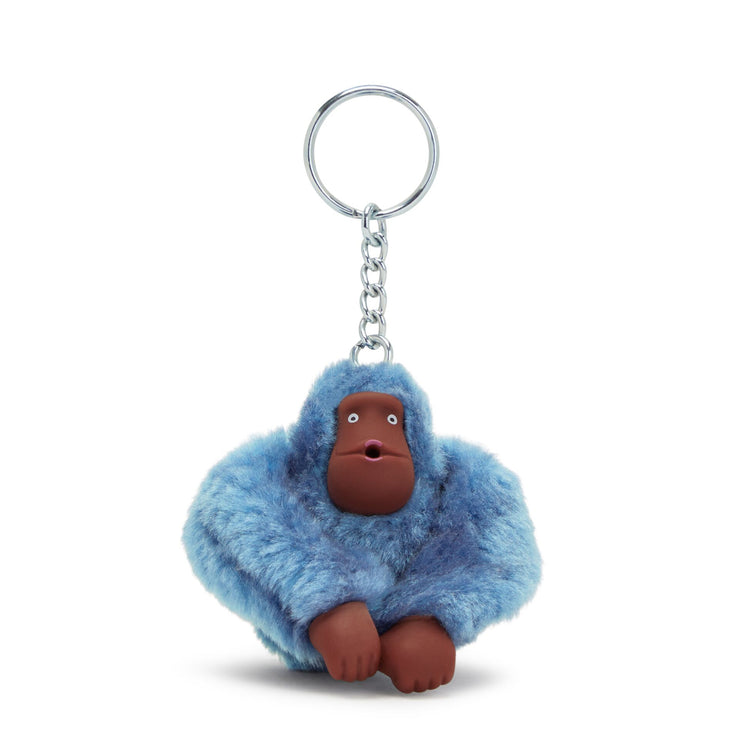 KIPLING Small monkey keyhanger Unisex Blue Buzz Monkeyclip S
