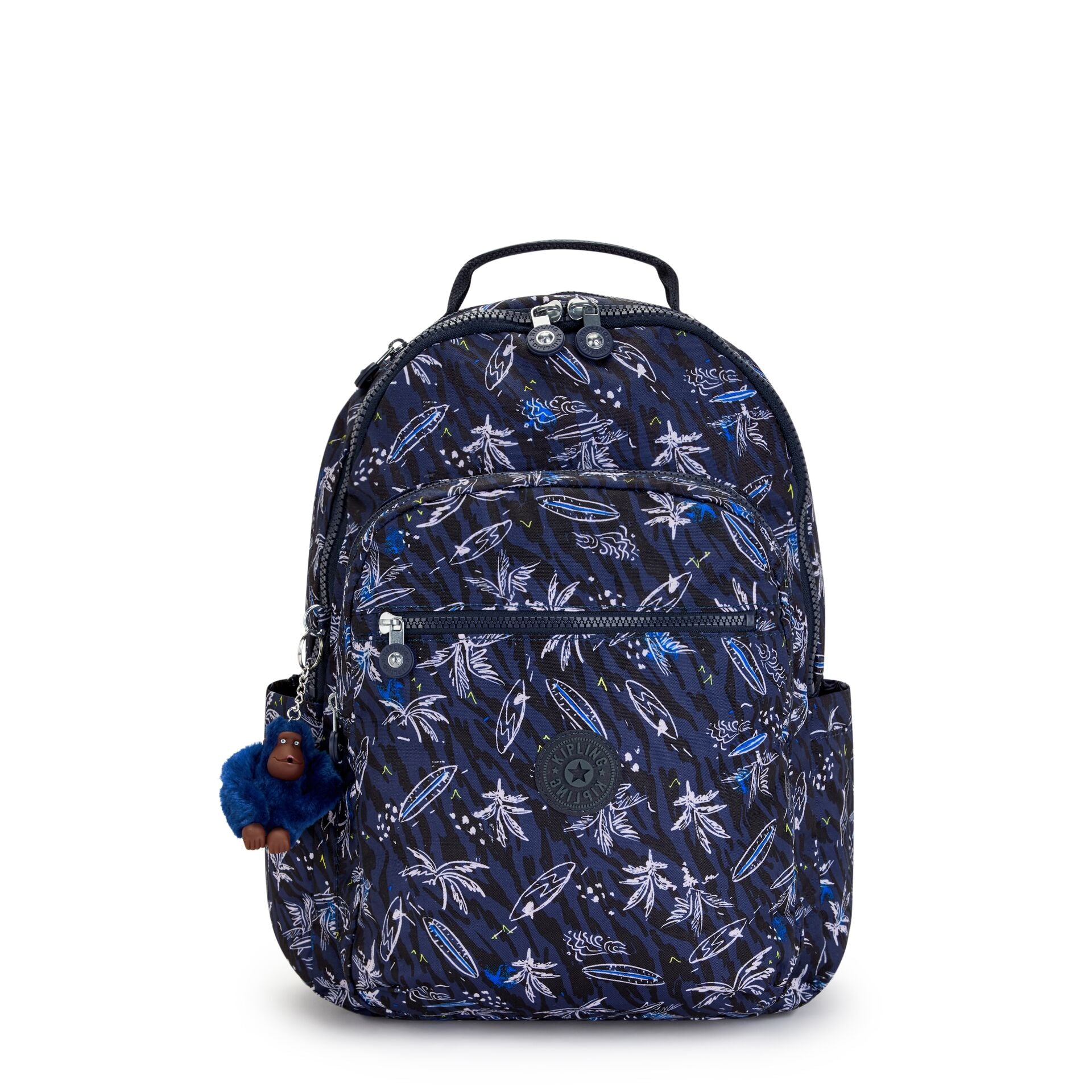 

Kipling Large Backpack With Padded Laptop Compartment Unisex Surf Sea Print Seoul - I4851-Y70