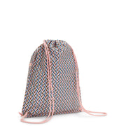 KIPLING Medium backpack (with drawstring) Female Girly Geo Supertaboo