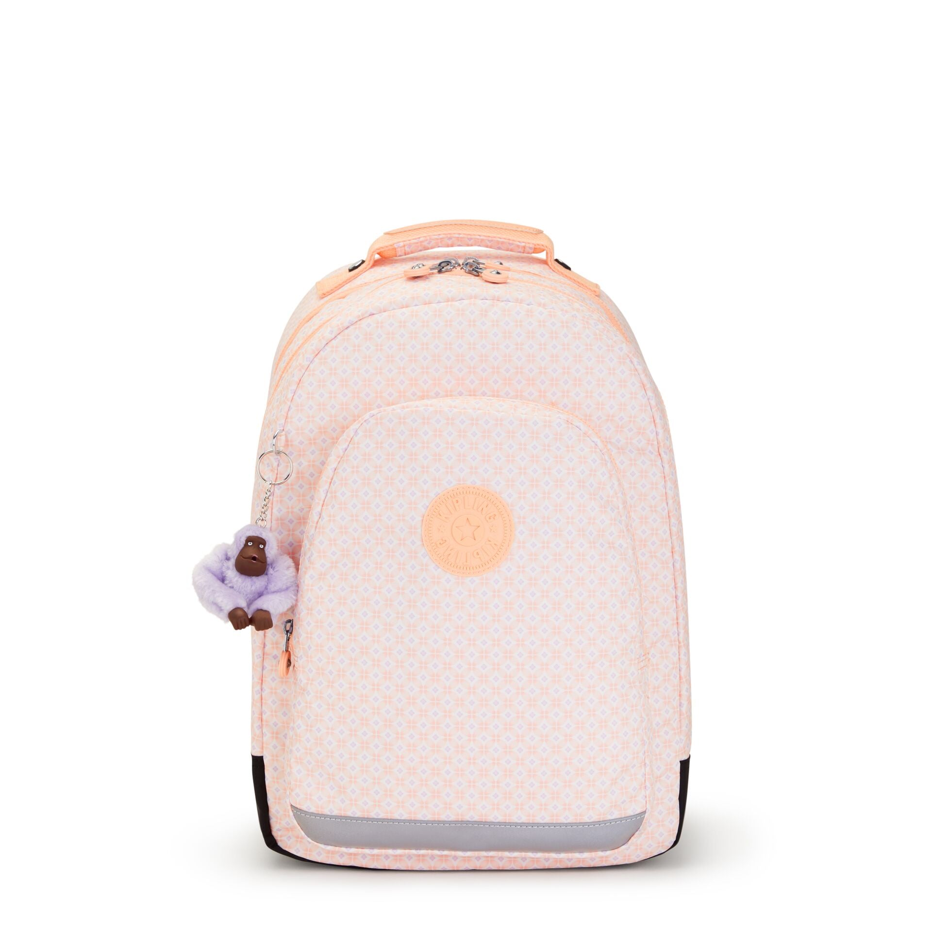 

Kipling Large Backpack With Laptop Protection Female Girly Tile Prt Class Room