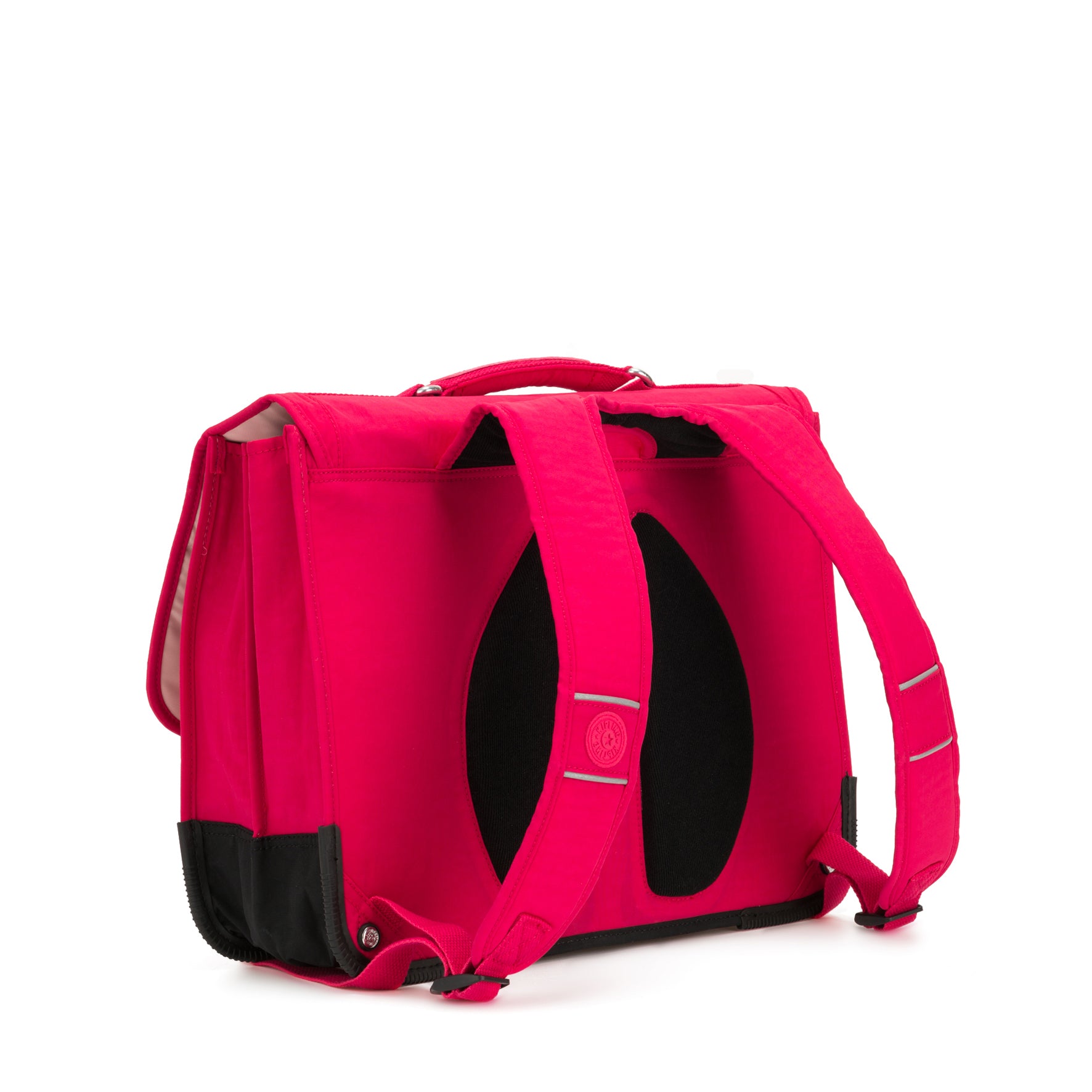 

Kipling Medium Schoolbag Including Fluro Rain Cover Female True Pink Preppy