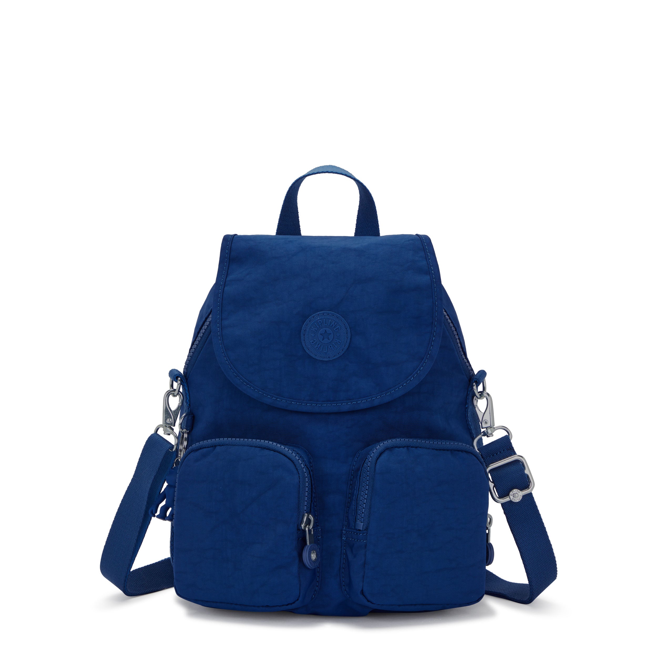 

Kipling Small Backpack (Convertible To Shoulderbag) Female Deep Sky Blue Firefly Up, Default title