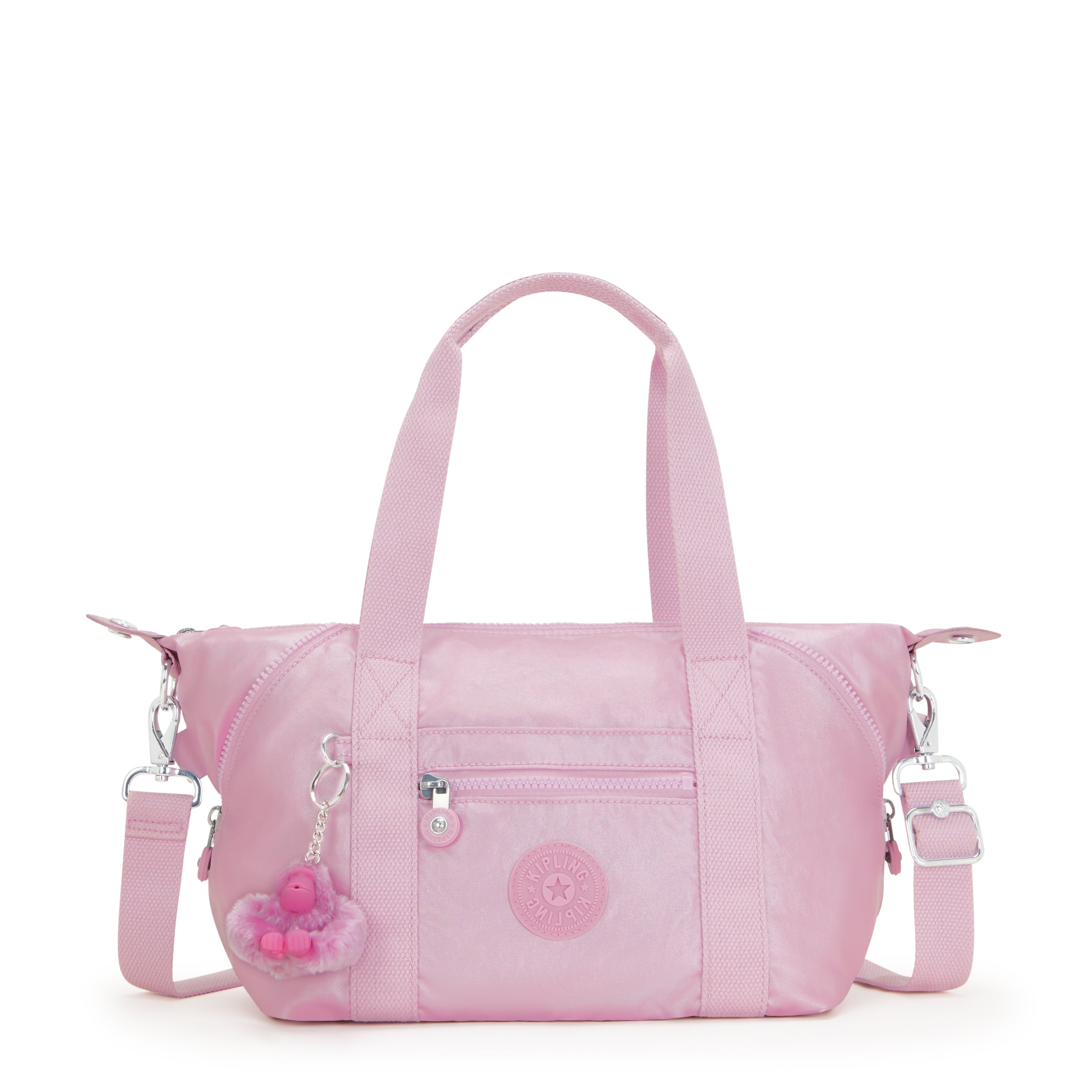 

KIPLING Small handbag (with removable shoulderstrap) Female Metallic Lilac Art Mini, Default title