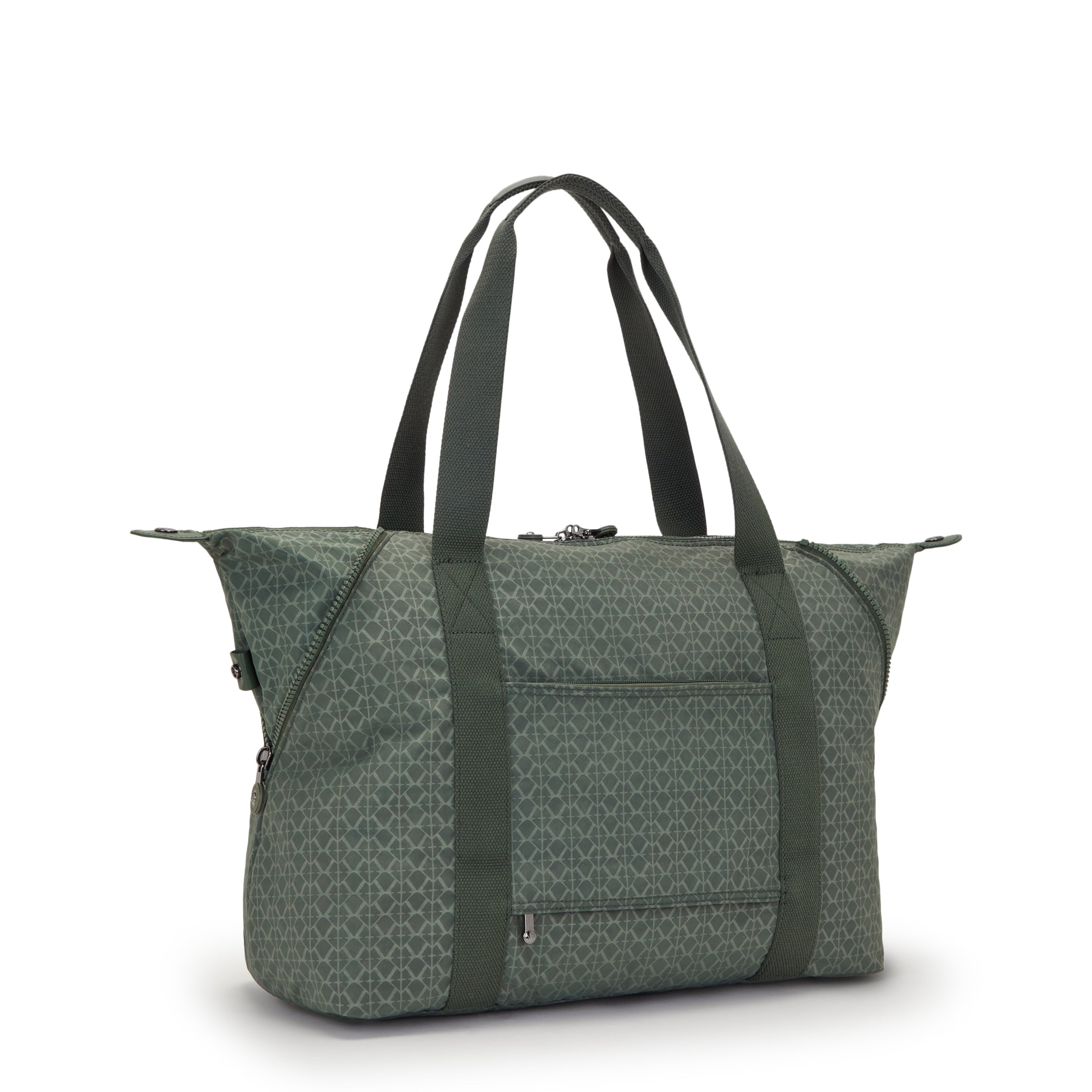 

Kipling Large Tote Female Sign Green Embosse Art M