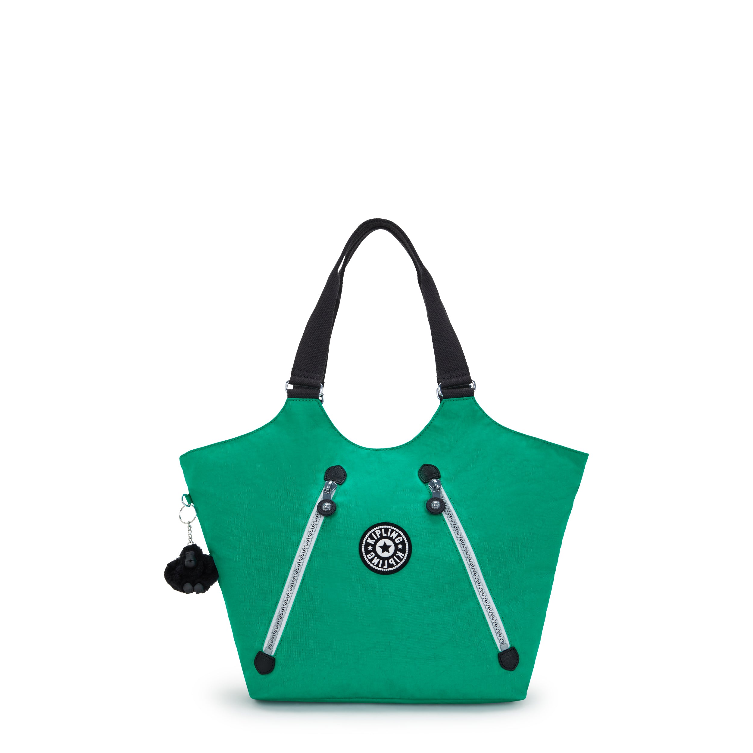 

KIPLING Medium Tote with Zipped Closure Female Rapid Green New Cicely