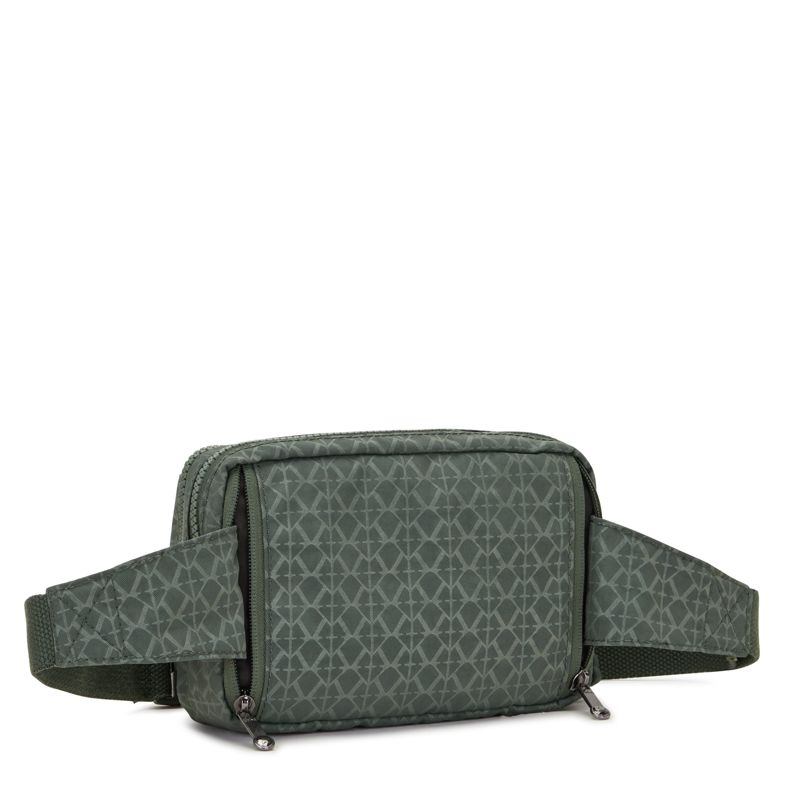 

Kipling Small Crossbody Convertible To Waistbag (With Removable Straps) Female Sign Green Embosse Abanu Multi