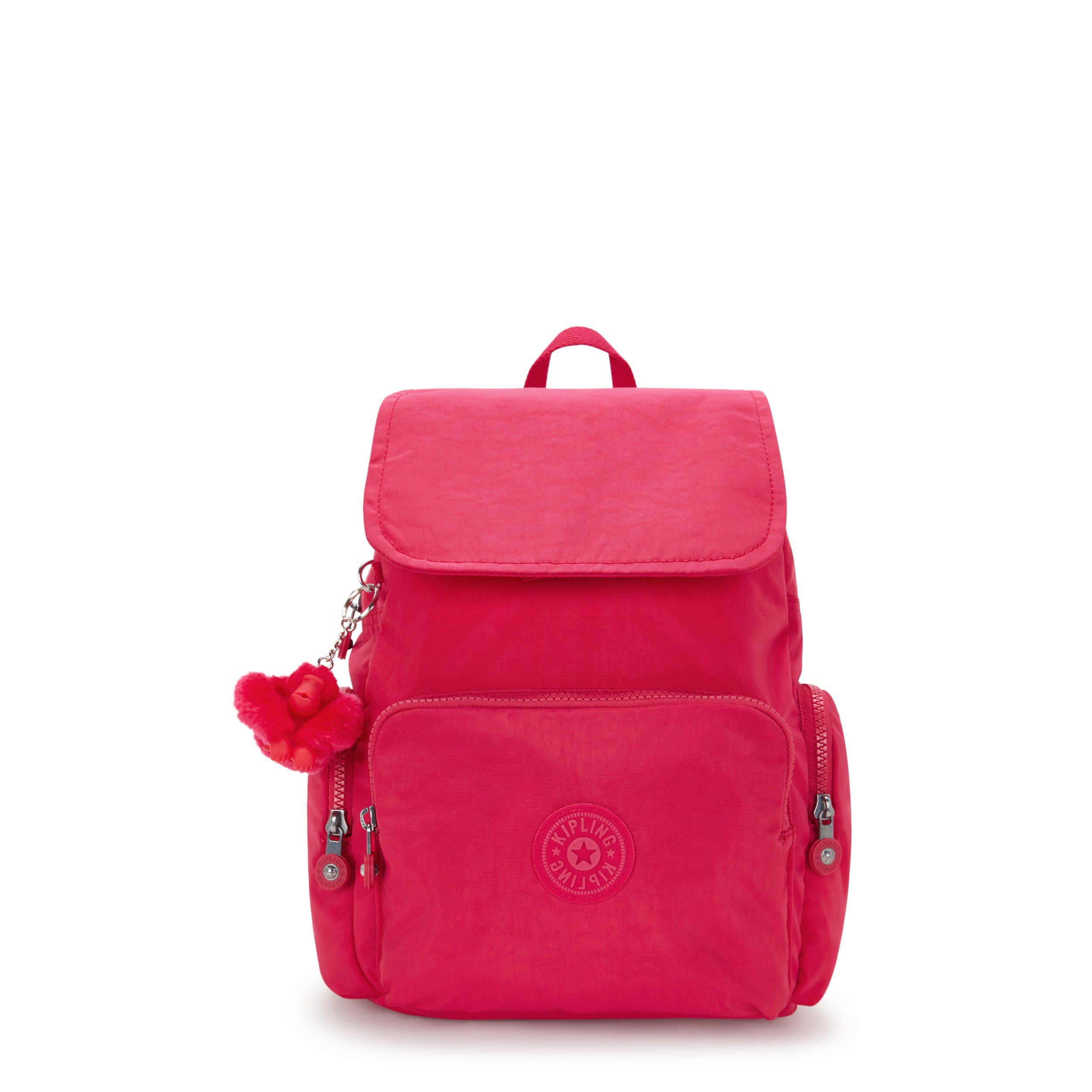 

KIPLING Small Backpack with Adjustable Straps Female Confetti Pink City Zip S, Default title
