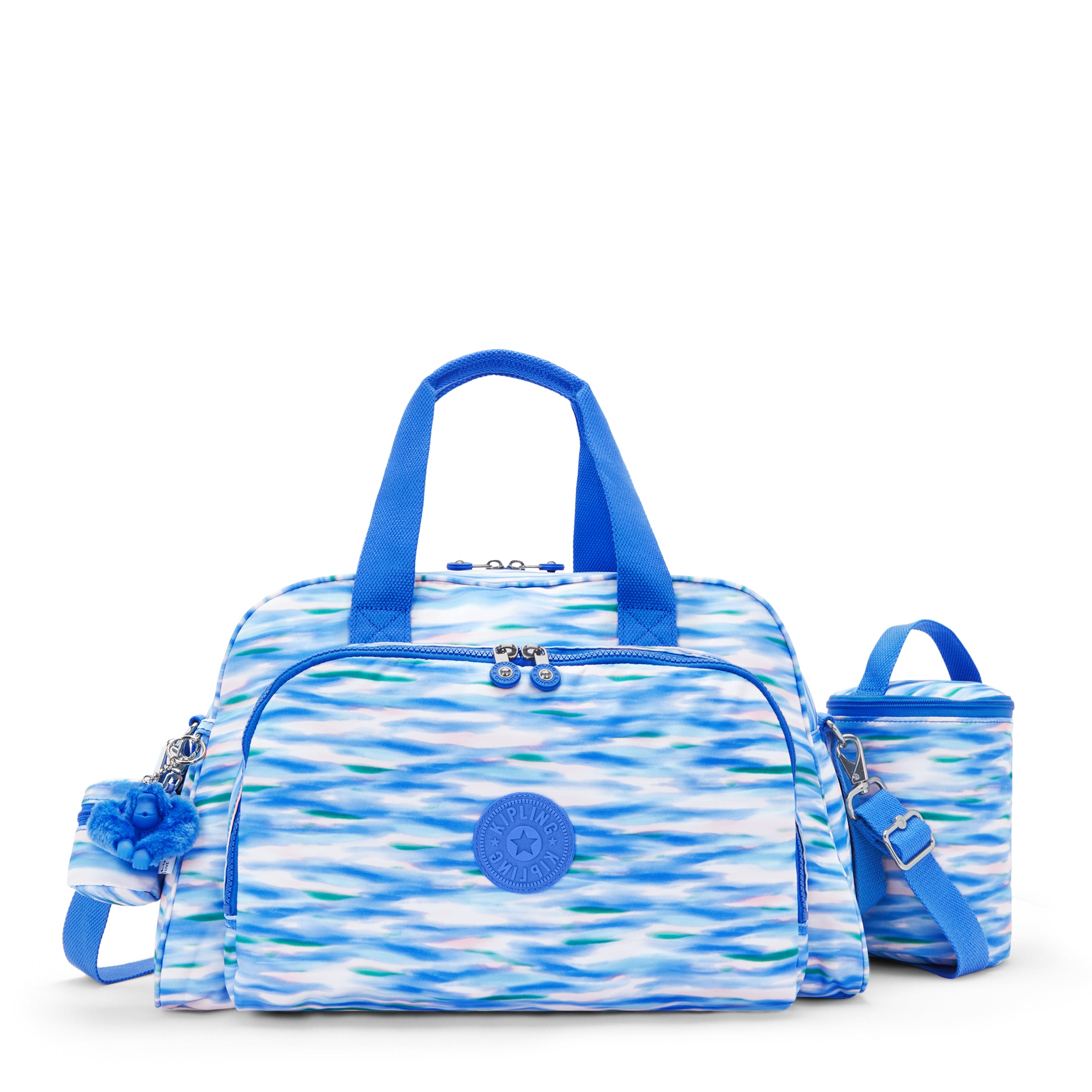 

KIPLING Large babybag (with changing mat) Female Diluted Blue Camama - I4068-TX9