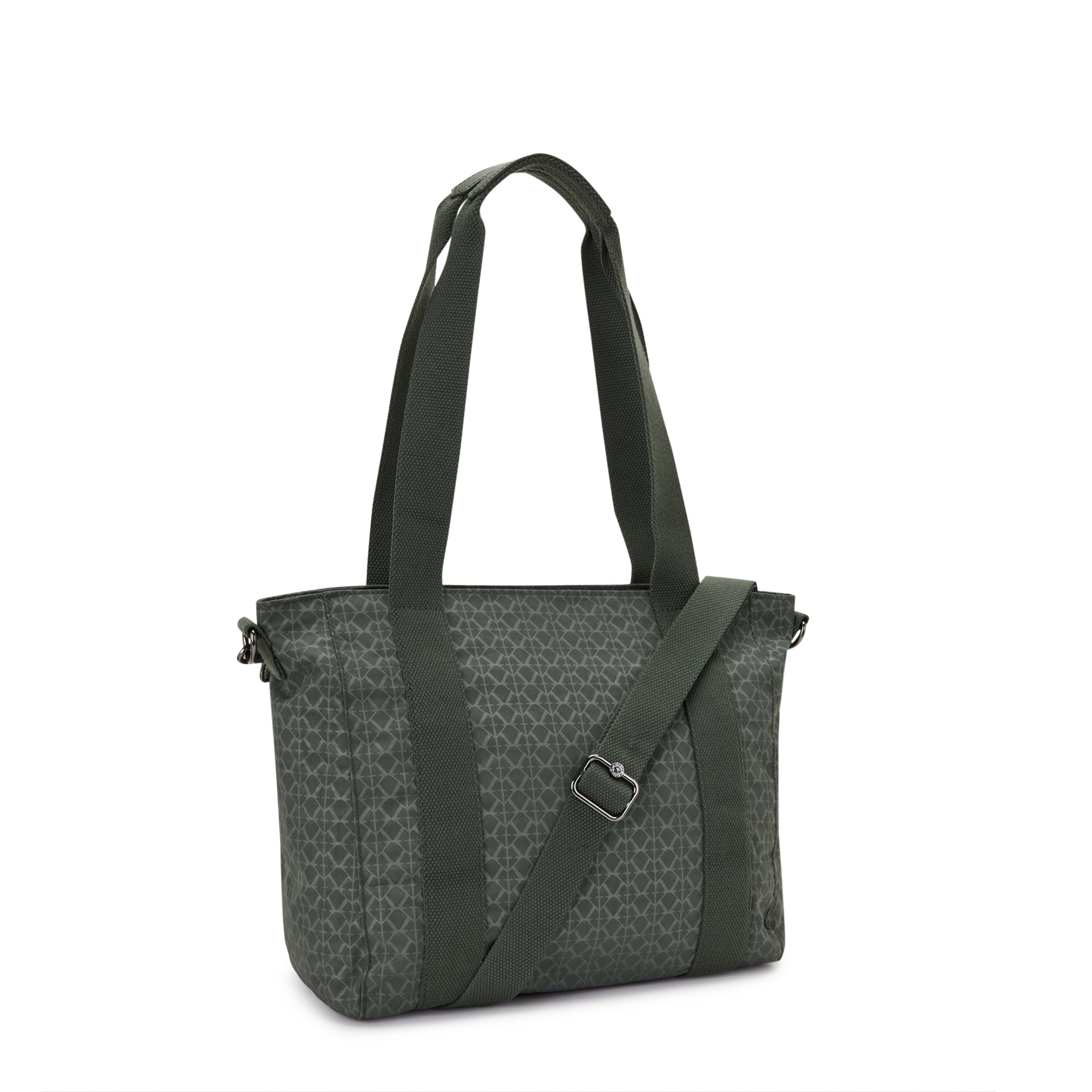 

Kipling Small Tote (With Removable Shoulderstrap) Female Sign Green Embosse Asseni S