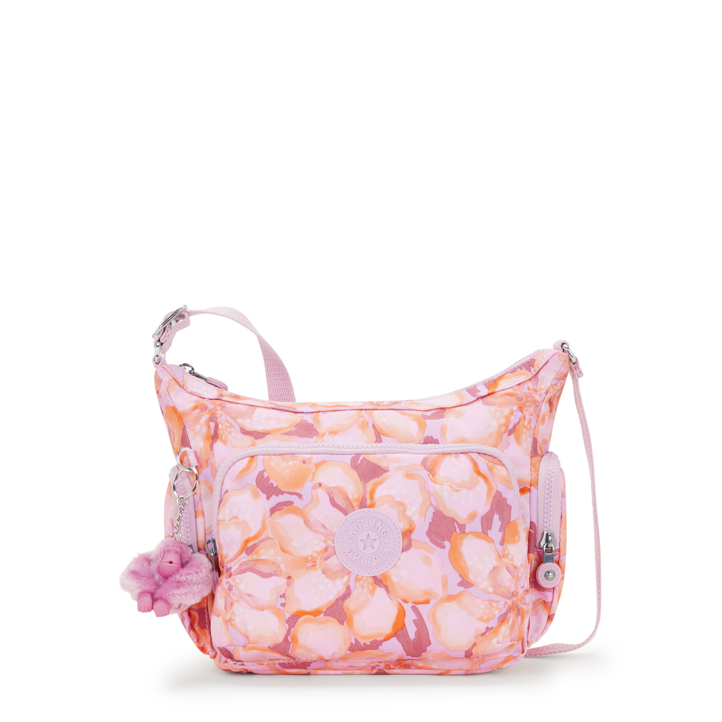 

KIPLING Medium Crossbody Bag with Adjustable Straps Female Floral Powder Gabb S, Default title