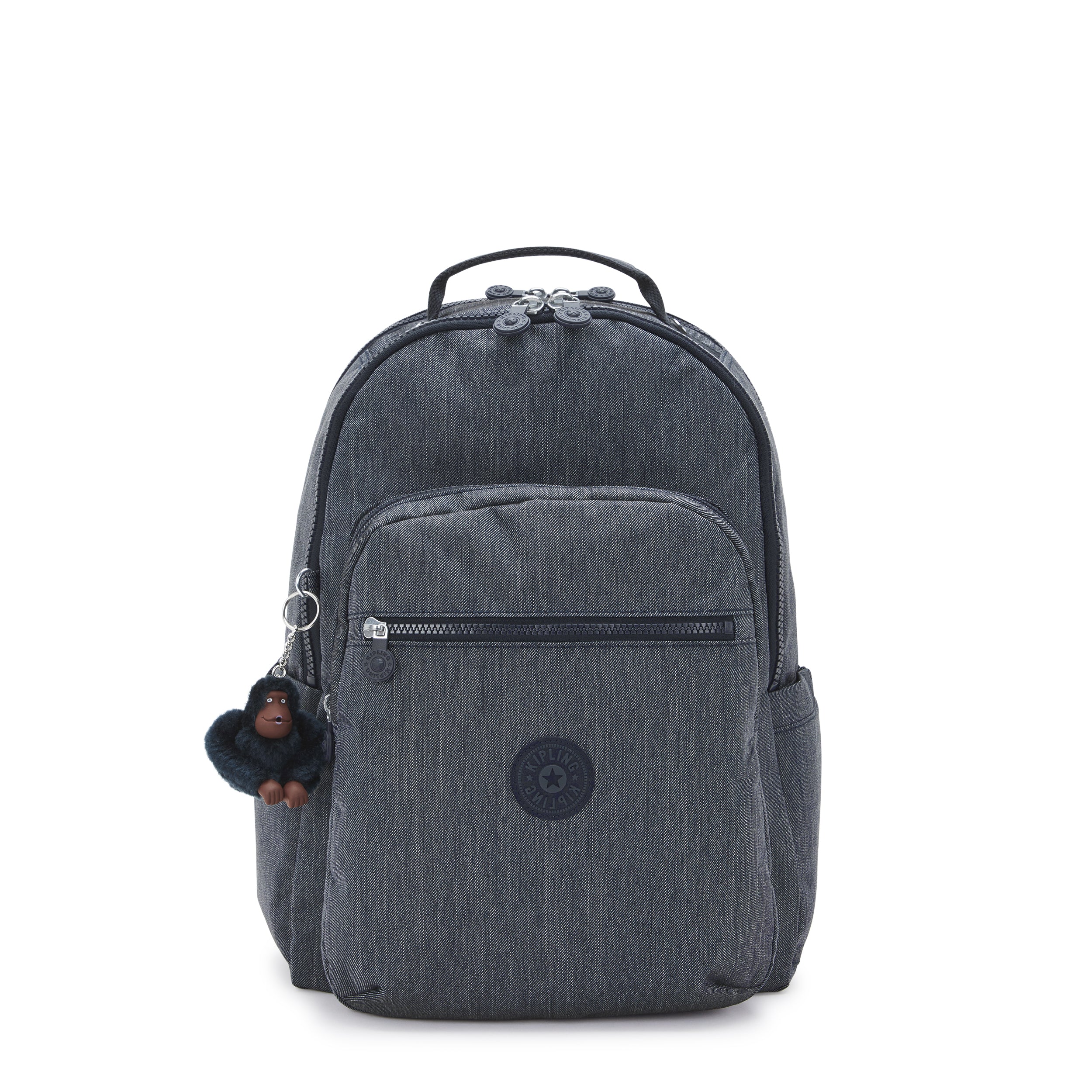 

KIPLING Large backpack (with laptop compartment) Unisex Marine Navy Seoul Lap