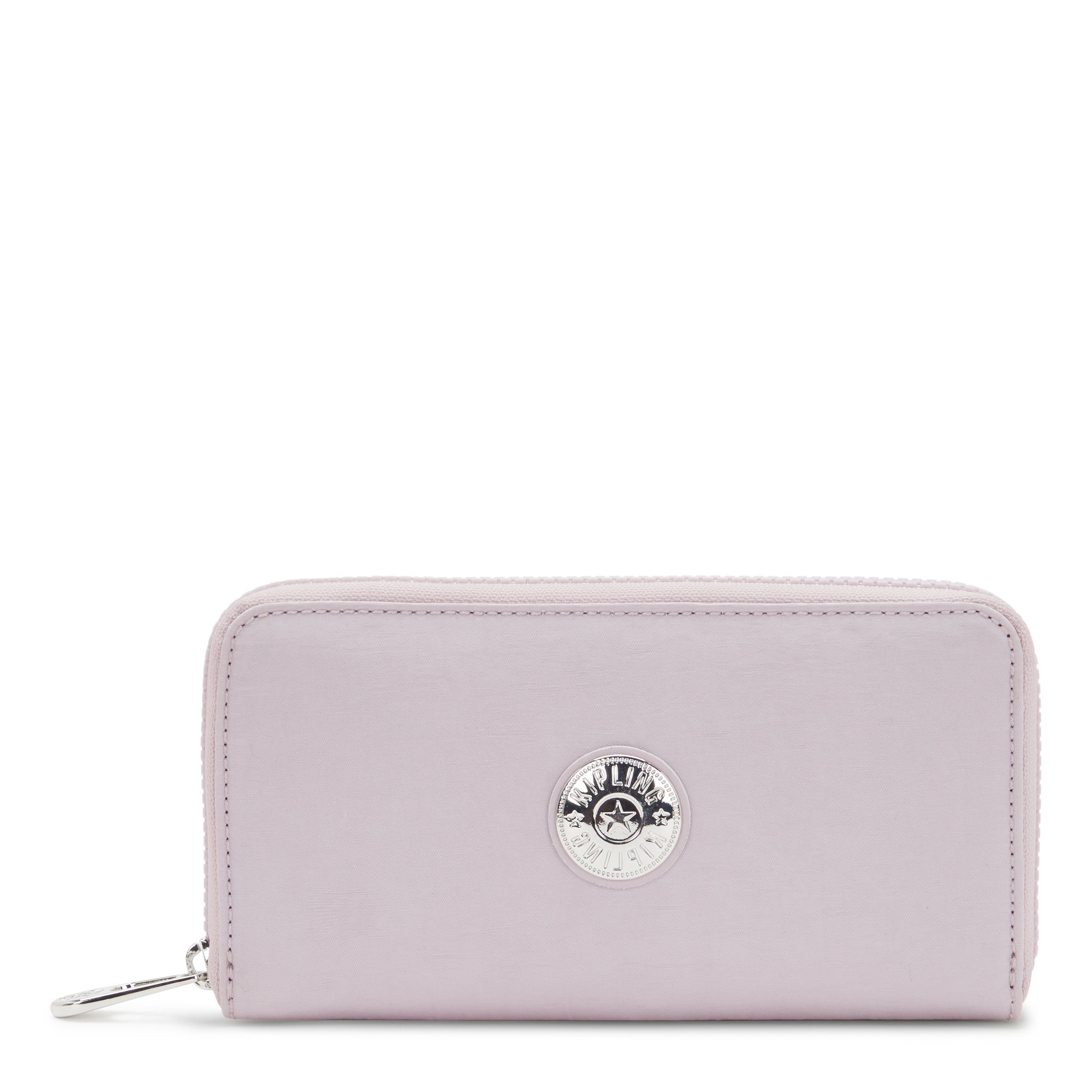 

KIPLING Large Wallet Female Gleam Silver New Imali