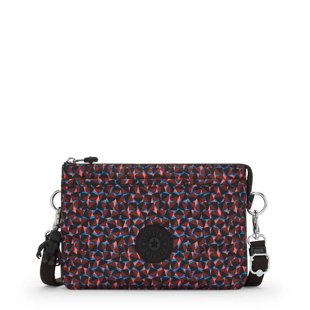 Kipling Zip-Top Small and Large Pouch Set Duo - Blackish Tile