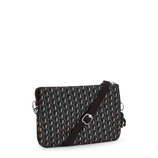 Kipling Zip-Top Small and Large Pouch Set Duo - Blackish Tile