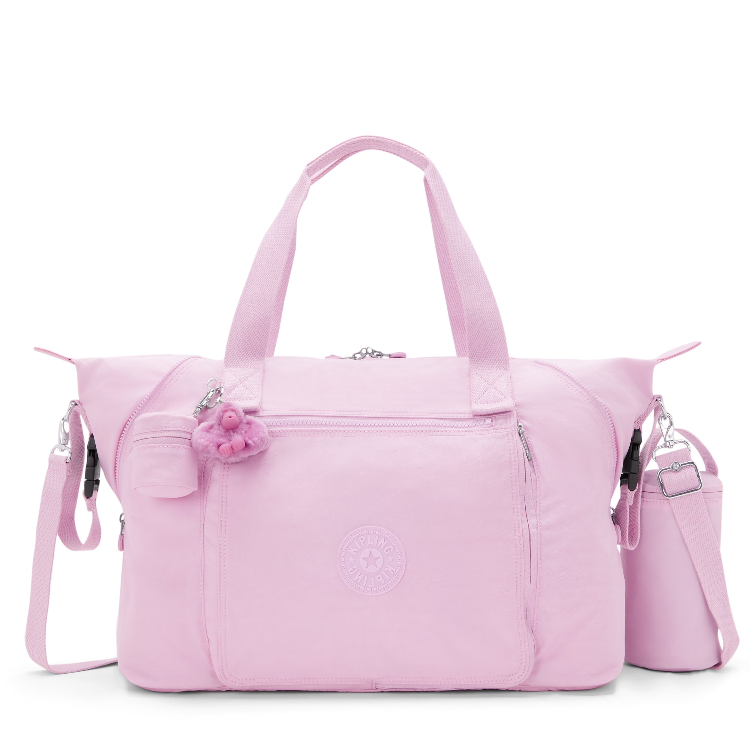 

KIPLING Large babybag (with changing mat) Female Blooming Pink Art M Baby Bag