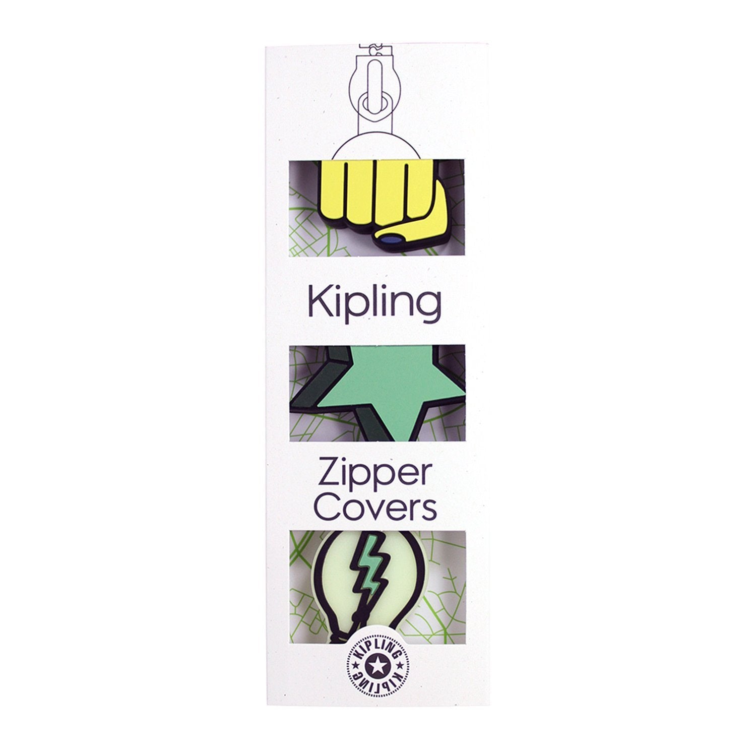 

KIPLING Zipper pullers KIDS Fist Star Bulb BTS PULLERS MIX