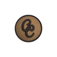 CC Logo Tan Suede Velcro Patch (CapSlap)