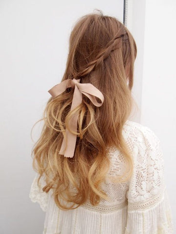 Fashion Brown Hair Bow SVG