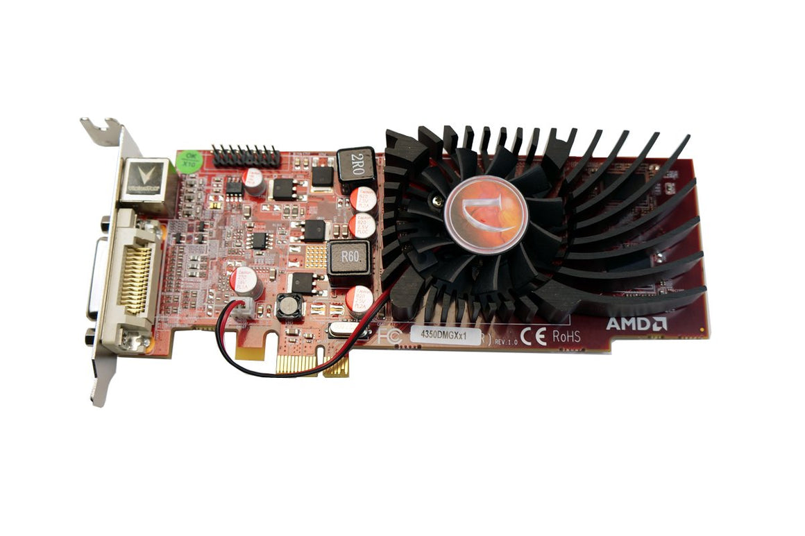 VisionTek Radeon 4350 SFF DMS59 512MB DDR2 PCIe x1 Graphics Card 900