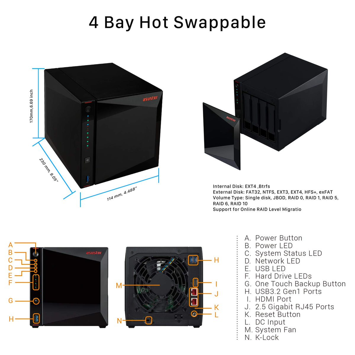 4 bay nas for mac and pc home