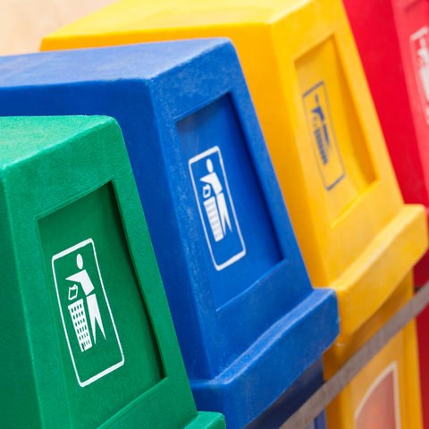 Recycling bins - Canva image