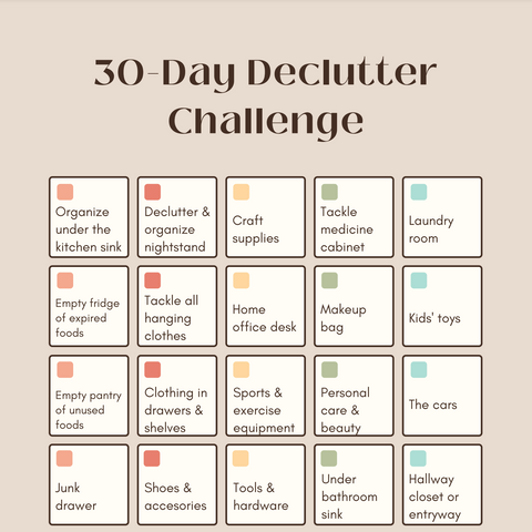 30-Day Declutter Challenge – Coco Stripes