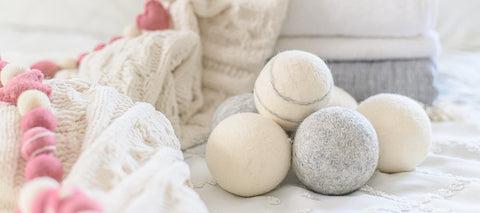 Zero-waste laundry with All-natural wool dryer balls