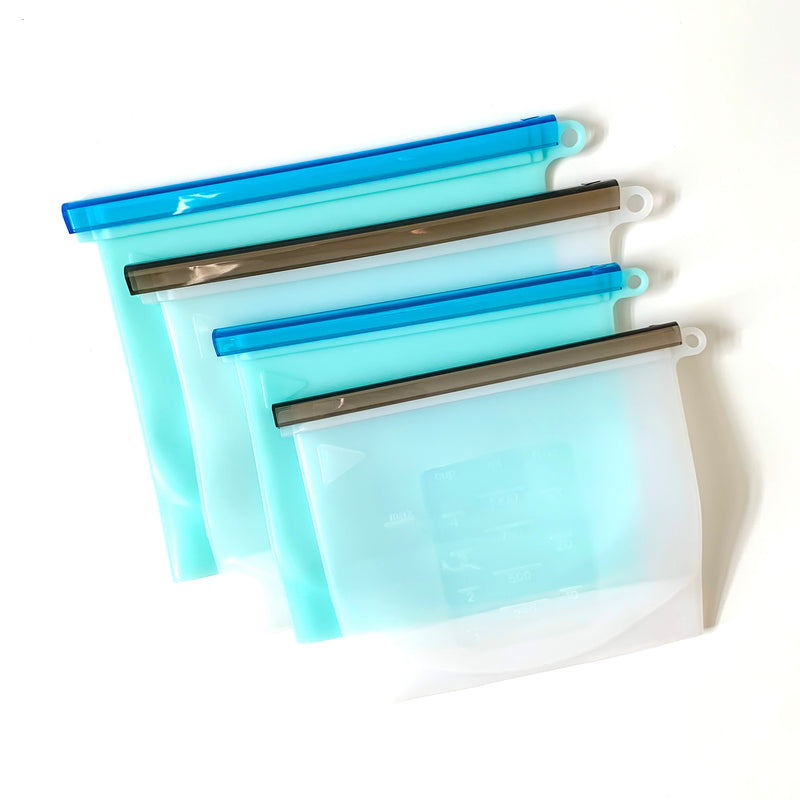 Silicone Storage Bags | Set of 4