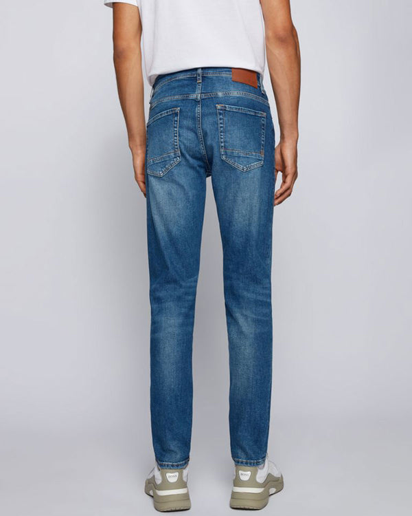 Hugo Boss Men jeans in mid-blue stretch denim – Brands Outlet | Online ...