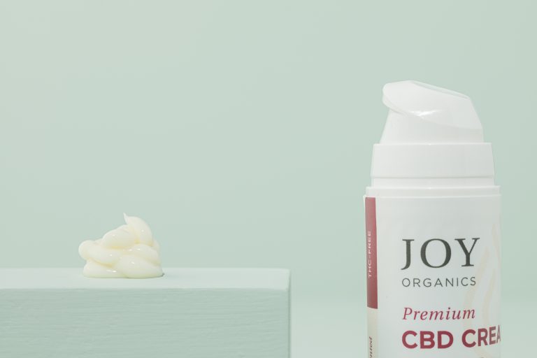 Joy Organics CBD Cream bottle