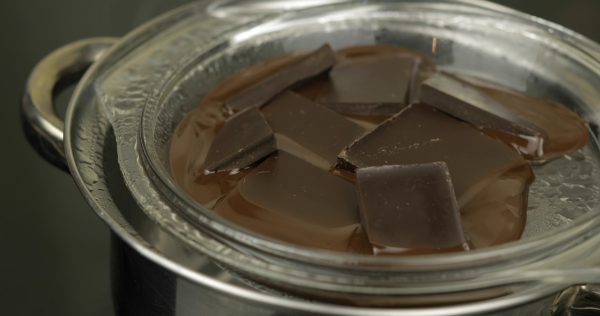 melted cbd chocolate