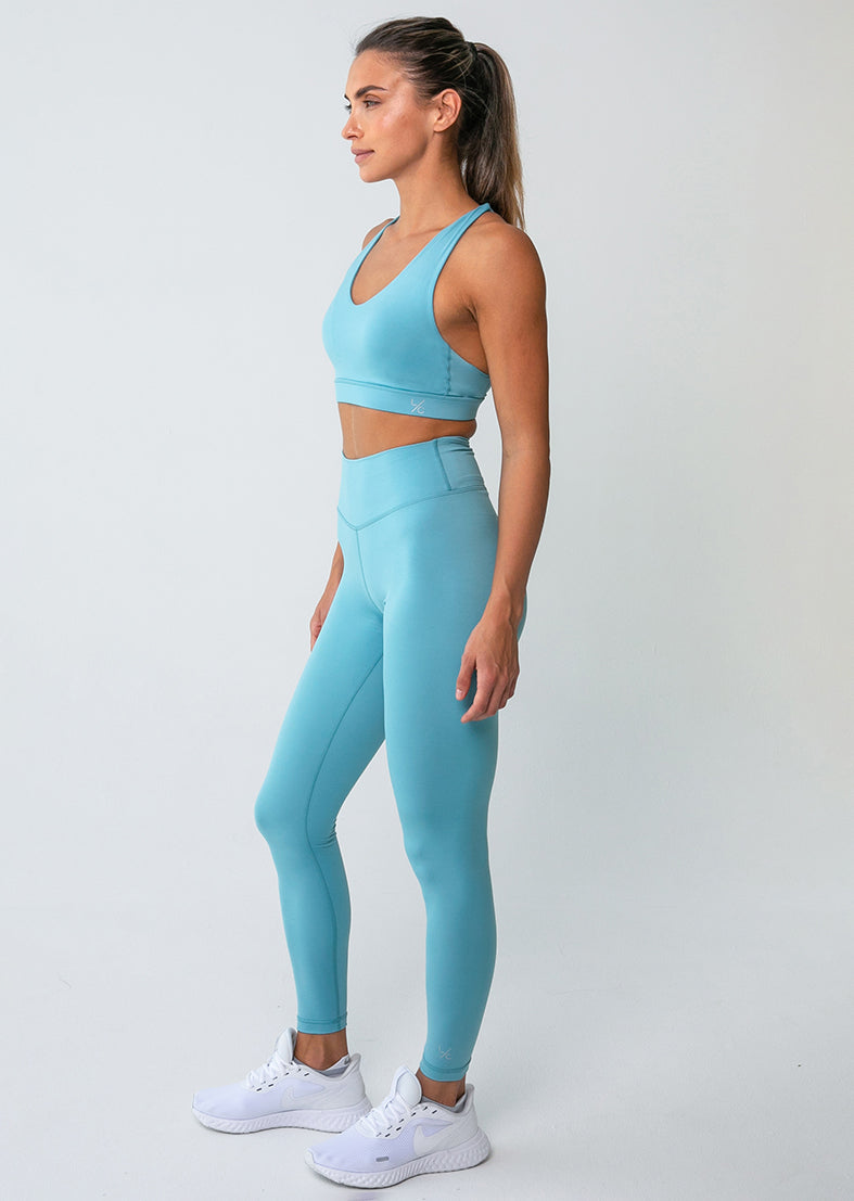 Empower Nakd Scrunch Collection - Baby Blue Scrunch Bum Gym Leggings -  Empowerclothingltd
