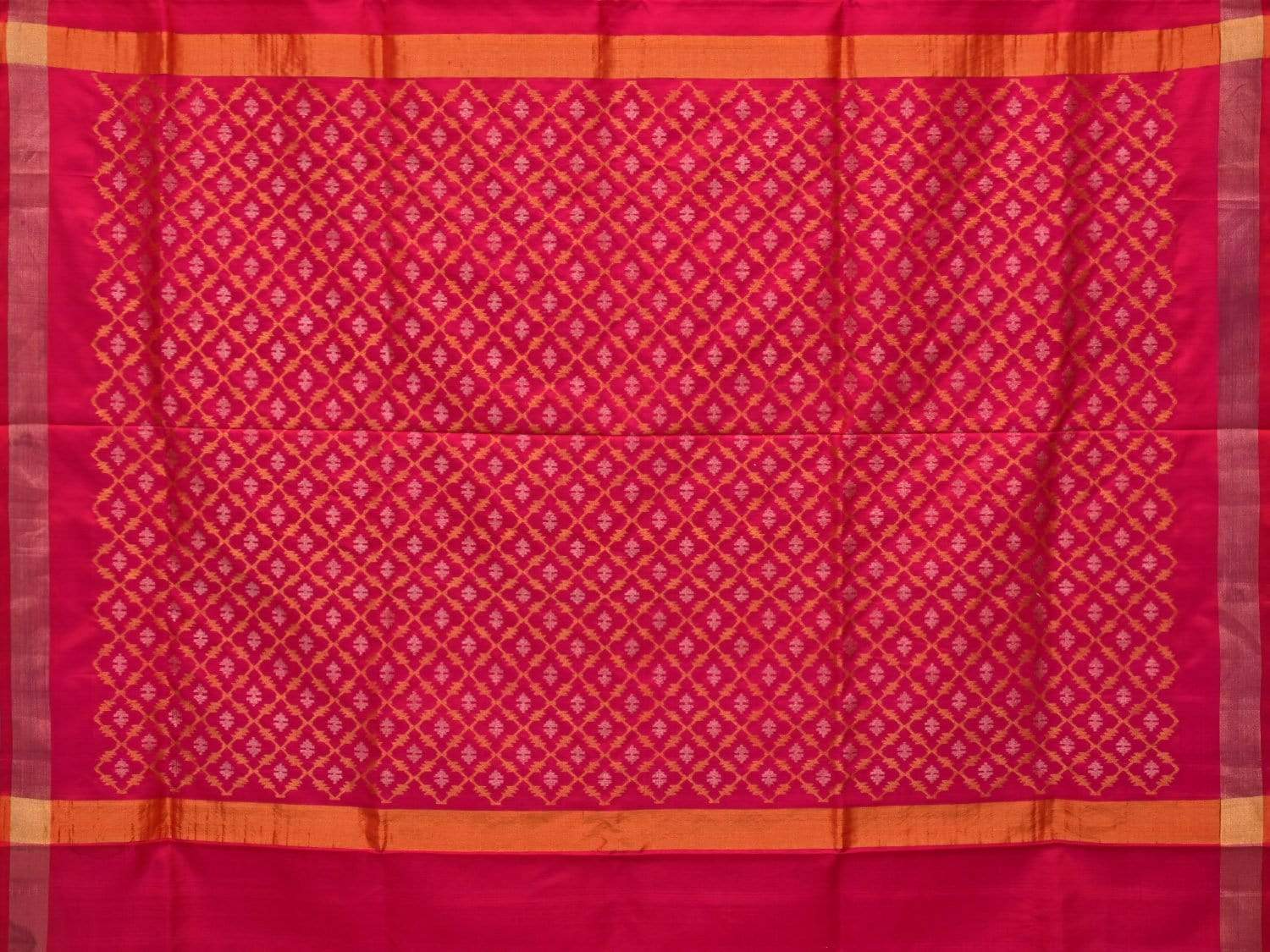 Pink Uppada Silk Handloom Saree With Jamdani Pallu Design U1669