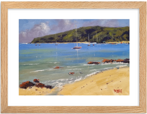 1770 Beach Framed Print