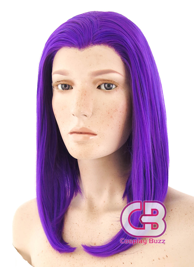 purple hair wig