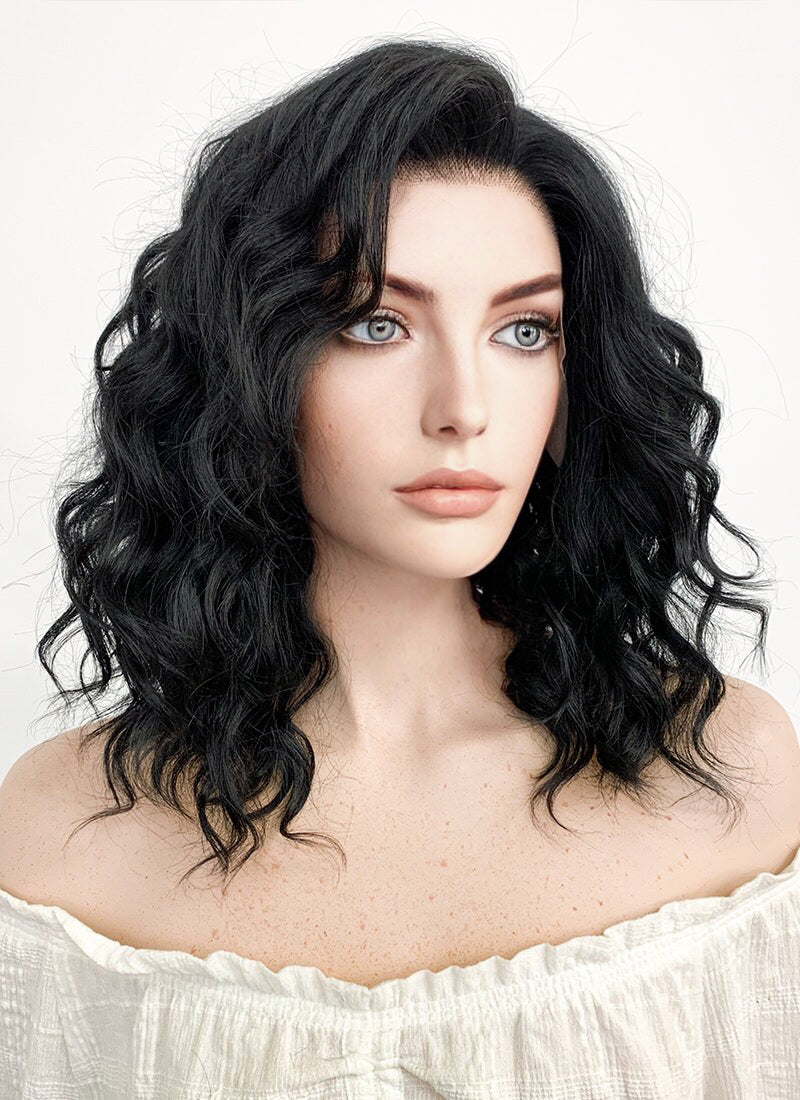 medium wavy bob wigs