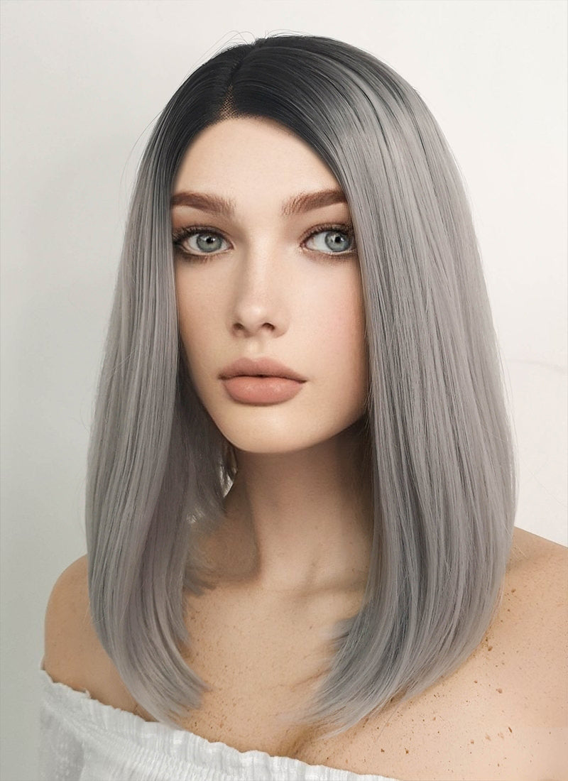 short grey and black wigs