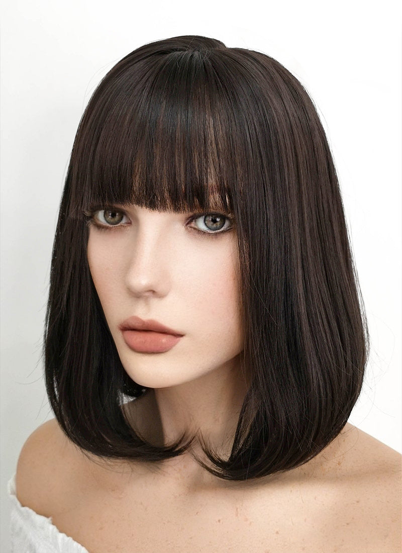 brunette bob wig