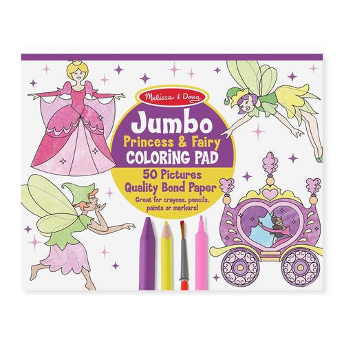 Melissa & Doug Jumbo Coloring Pad, Pink, 11 x 14