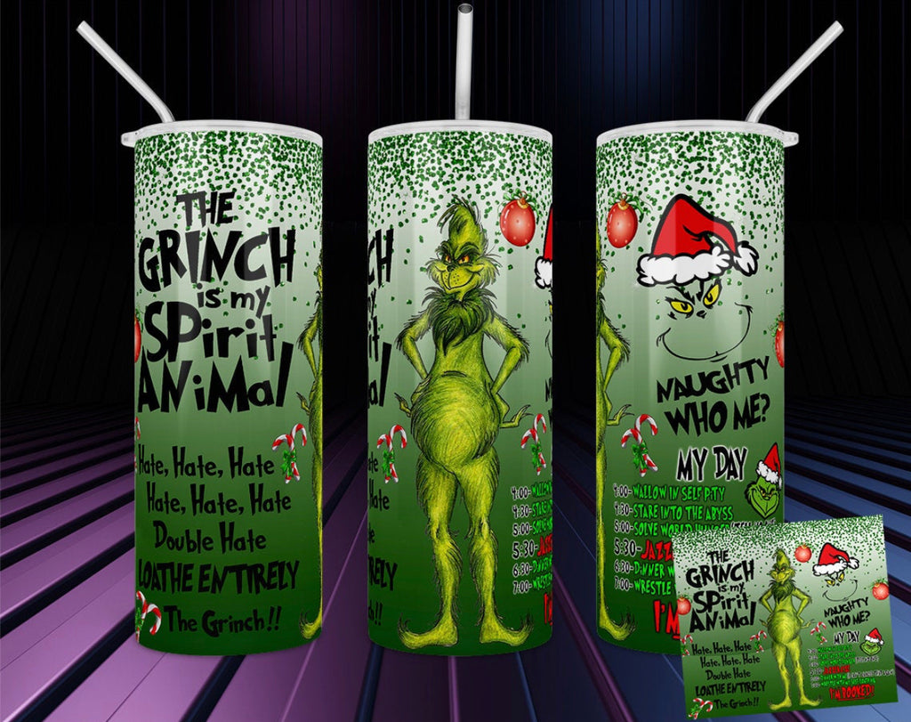 The Grinch Tumbler – Redbird Ranch Creations