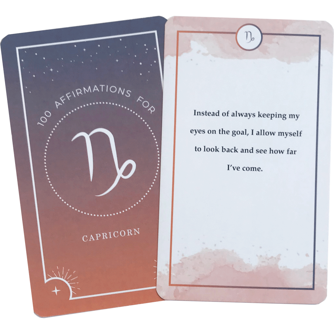 Capricorn Affirmation Card