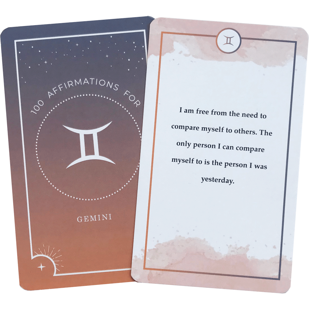 Gemini Affirmation Card