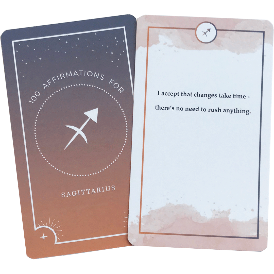 Sagittarius Affirmation Card