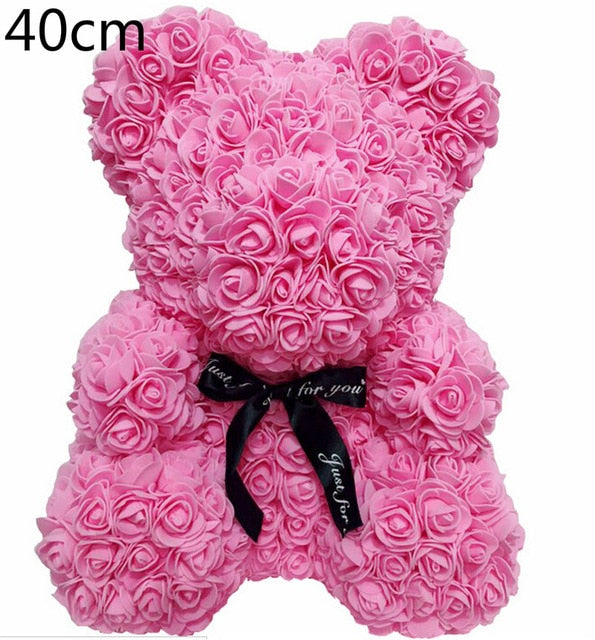 rose bear teddy