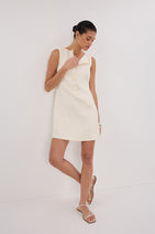BRAX CREAM BOAT NECK MINI DRESS Nav Image 1