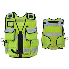 1213 Gilet sécurité securite haute visibilité gilet security multi-poches  maître-chien Pielini DUE, Pielini DUE