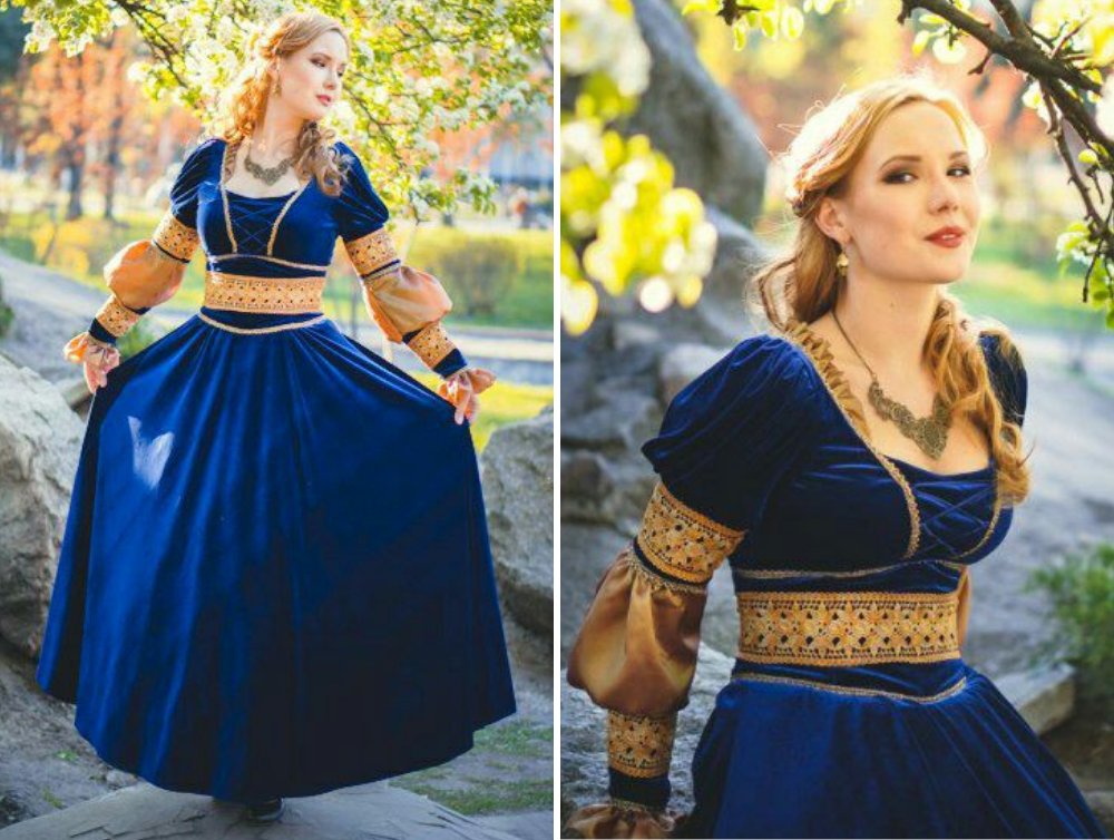Medieval Dress, Fantasy Gown, Medieval Renaissance Dress, Medieval Wedding  Dress, Sansa Cosplay Gown, Renaissance Fair, Fantasy Dress -  Canada