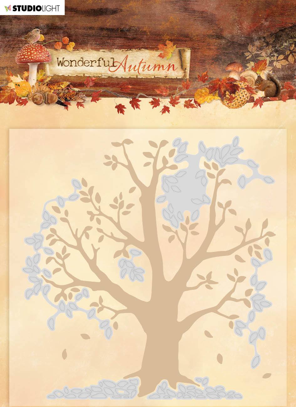 Perfect Pairs Embossing Folders (2) - Autumn Screen