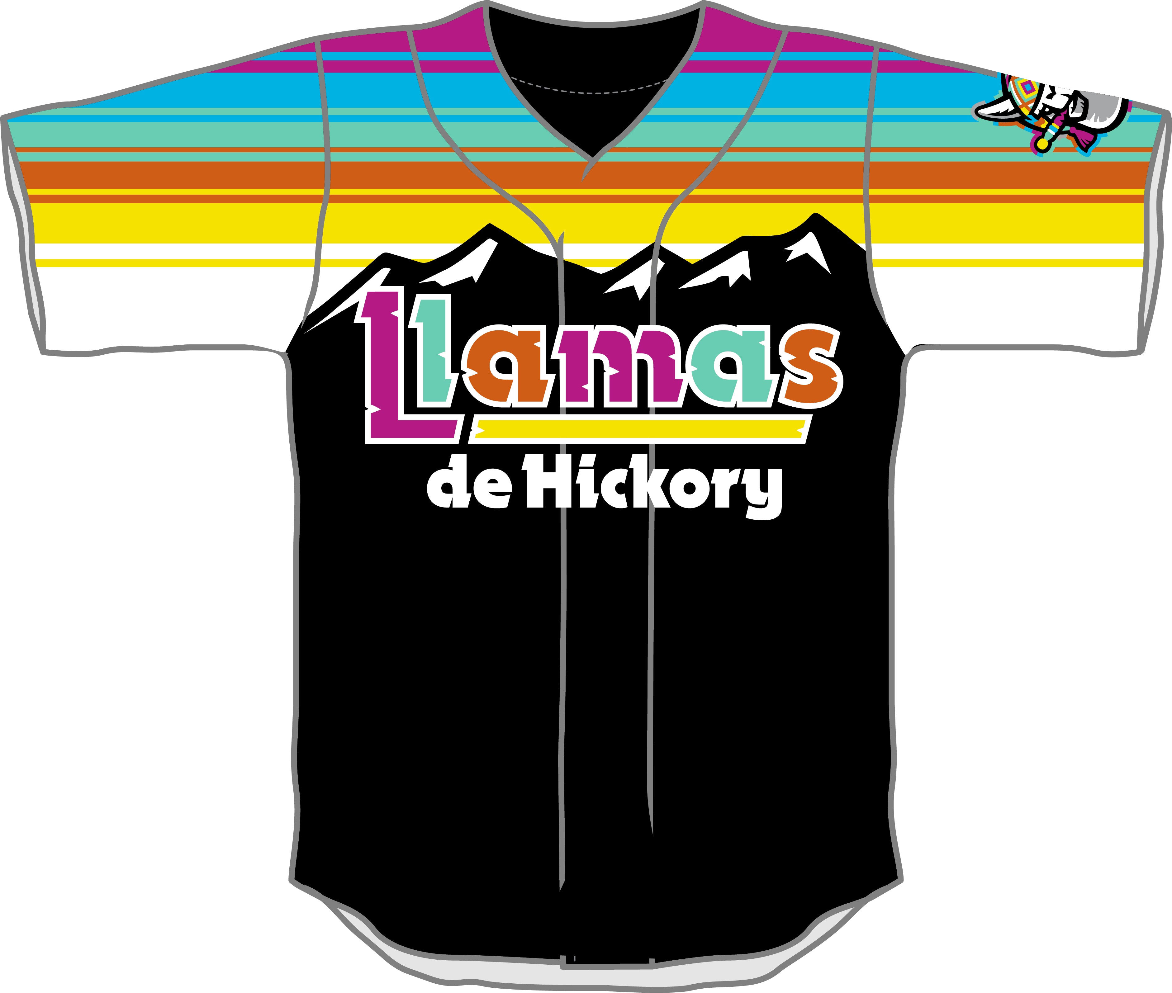 Hickory Crawdads OT Sports Llamas de Hickory Mens Replica Jersey - Hickory Crawdads Official Stor product image