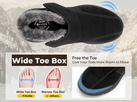 Wear orthopedic shoes with extra-wide fit for a gout-afflicted big toe.